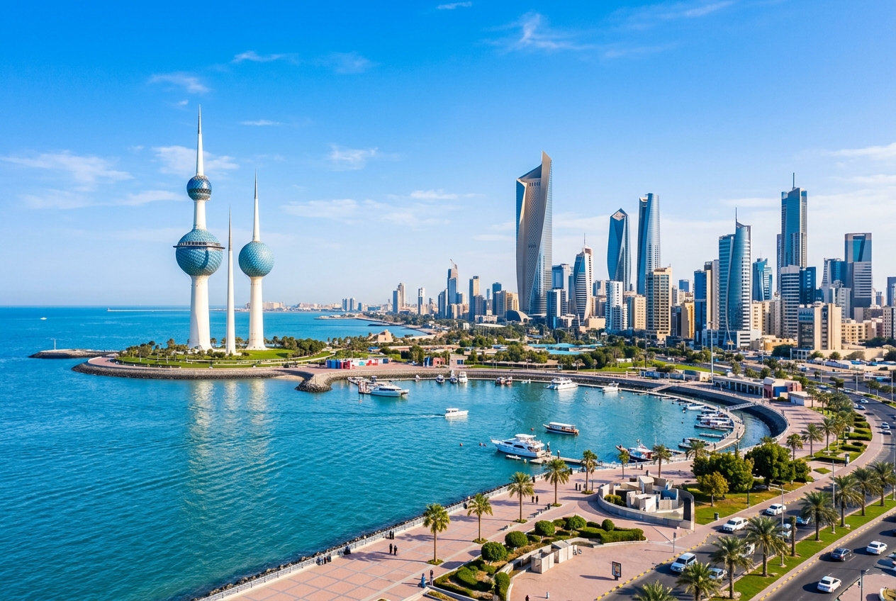 Kuwait City Skyline